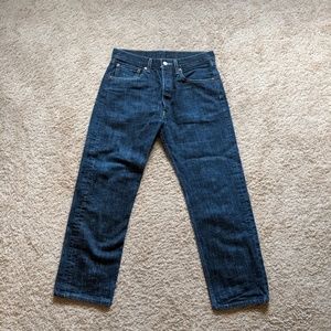 Levi's Blue 501 Jeans 32x30 Straight Fit